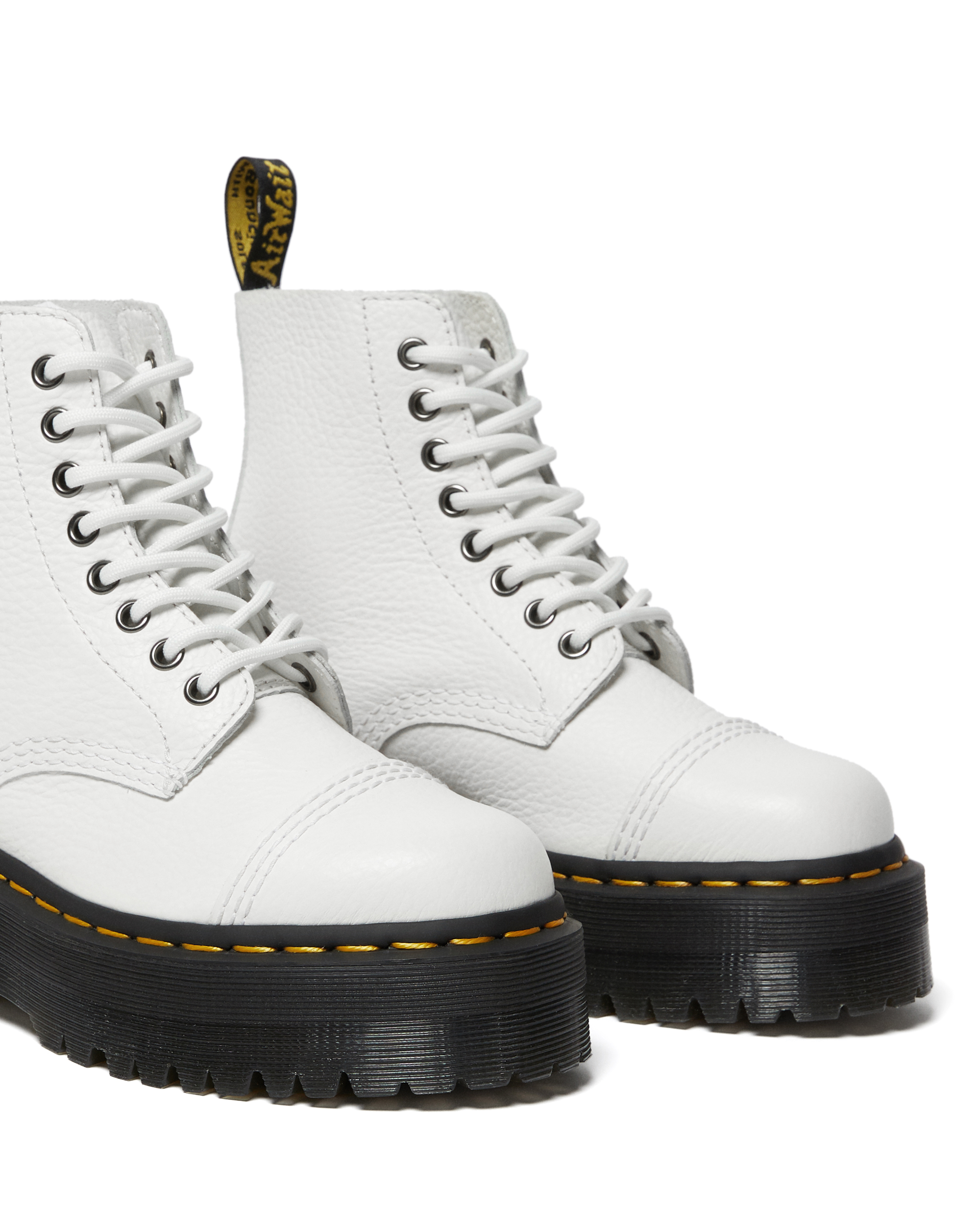 Sinclair White Milled Nappa Boot Dr. Martens