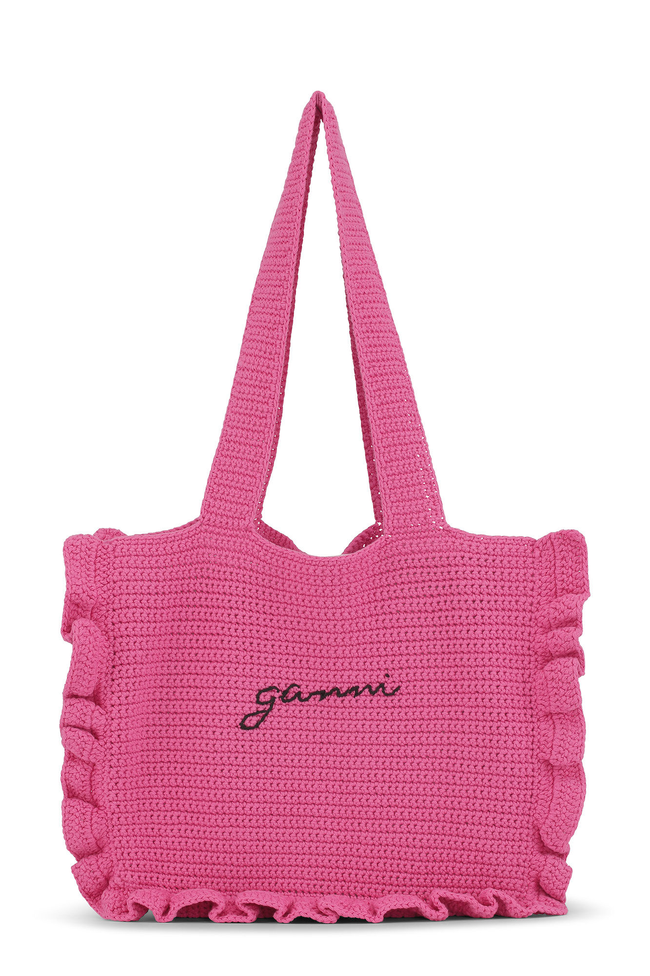 Crochet Frill Tote Tasche