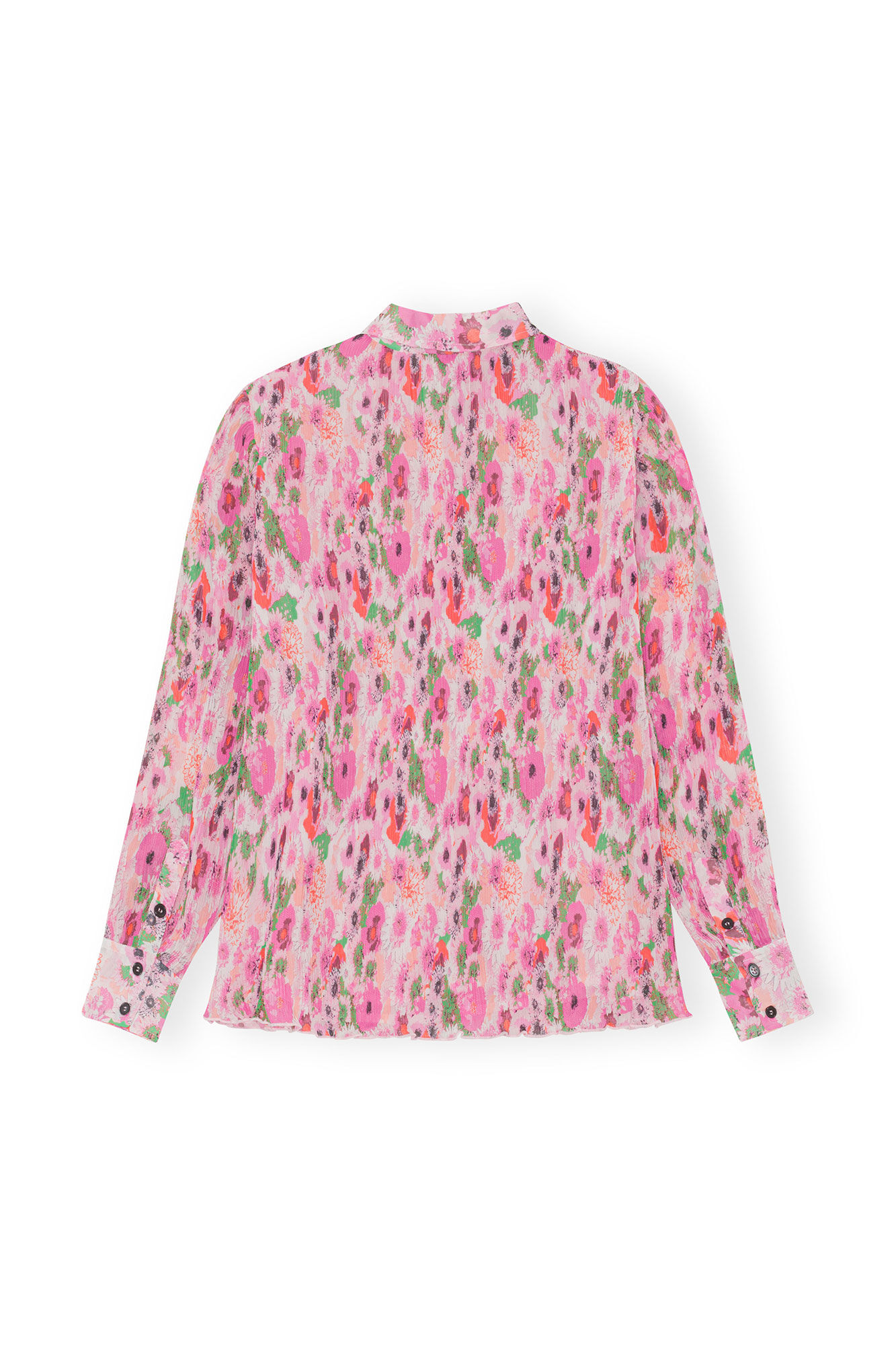 Pleated Georgette Bluse