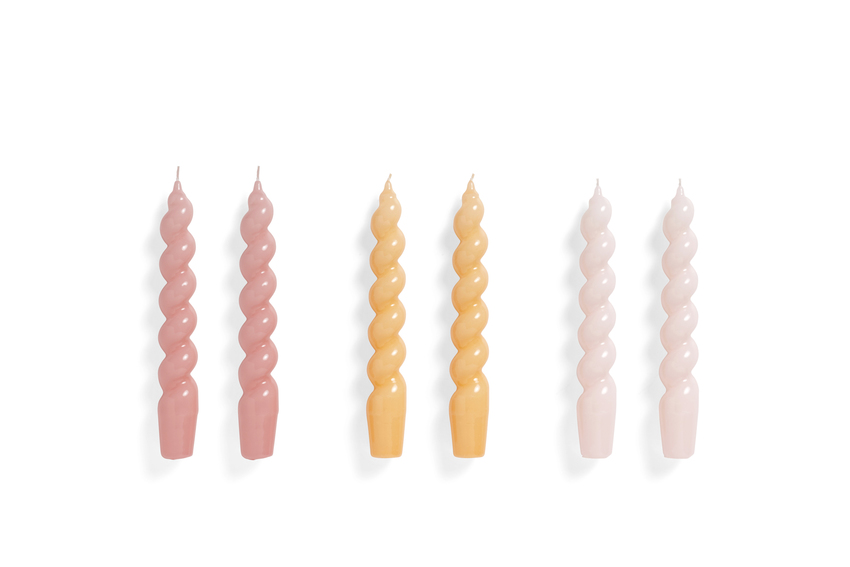 Candle Spiral Set of 6