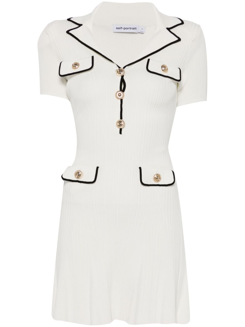Rib Knit Kleid