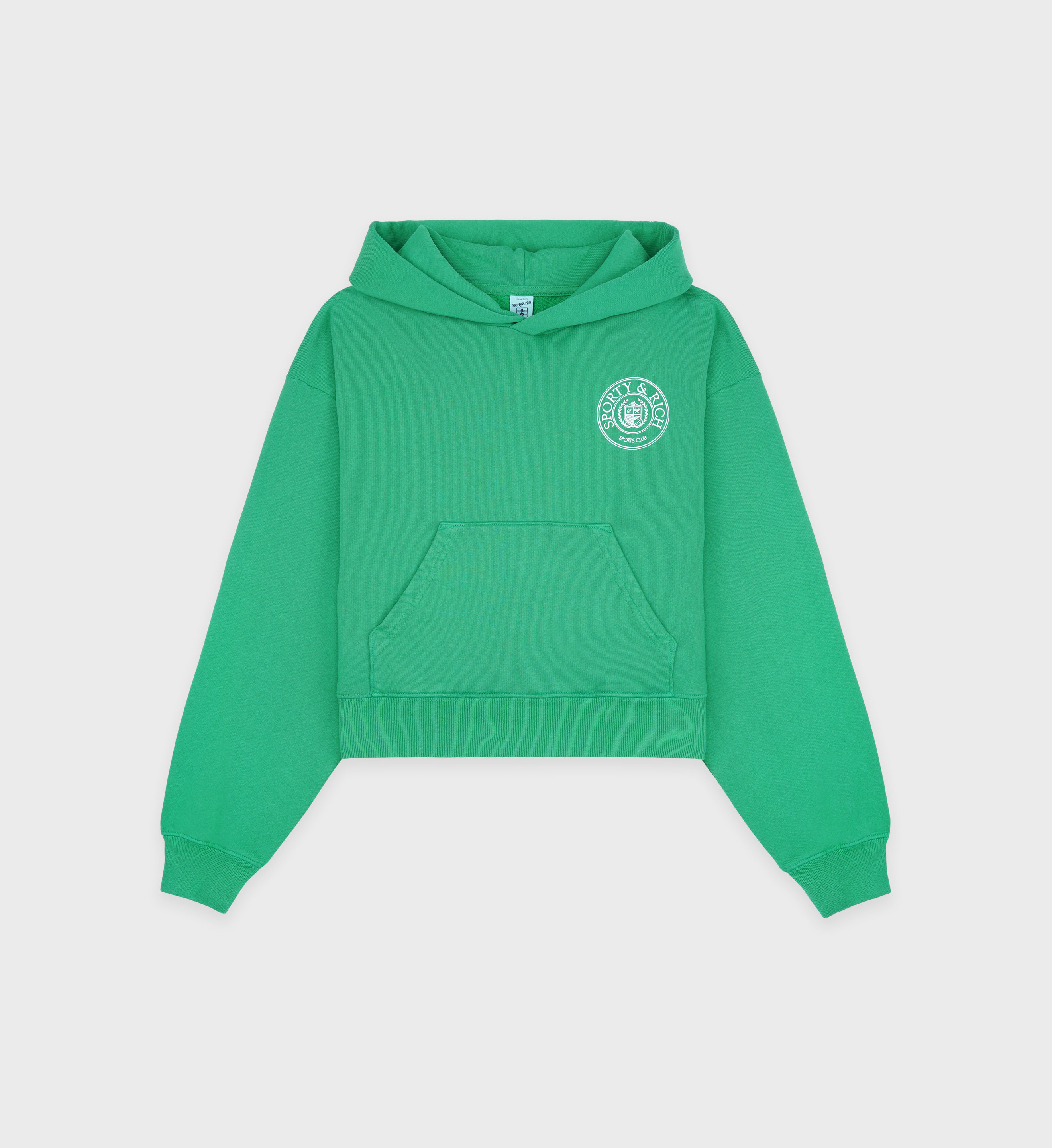 Connecticut Crest Cropped Hoodie