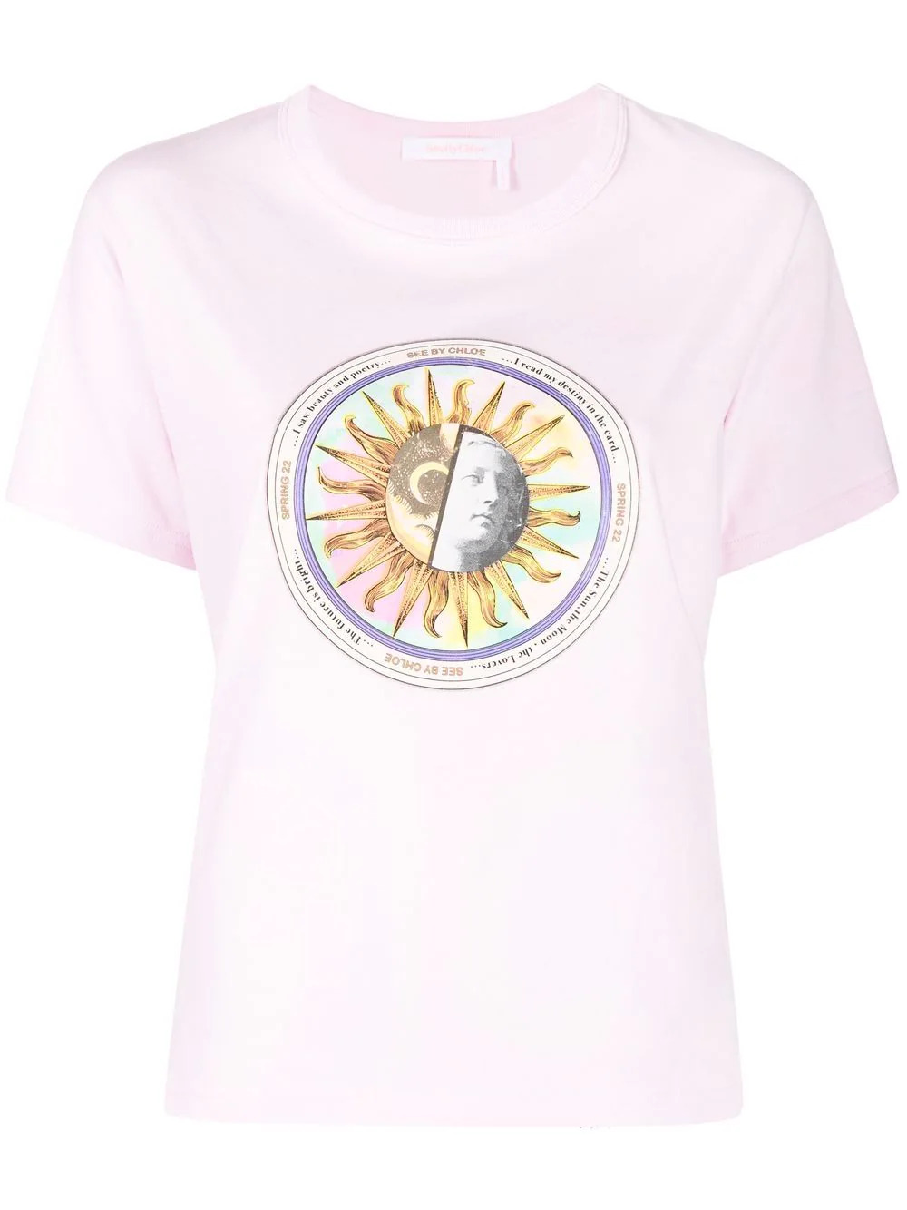 T- Shirt  mit Sonnen- Print