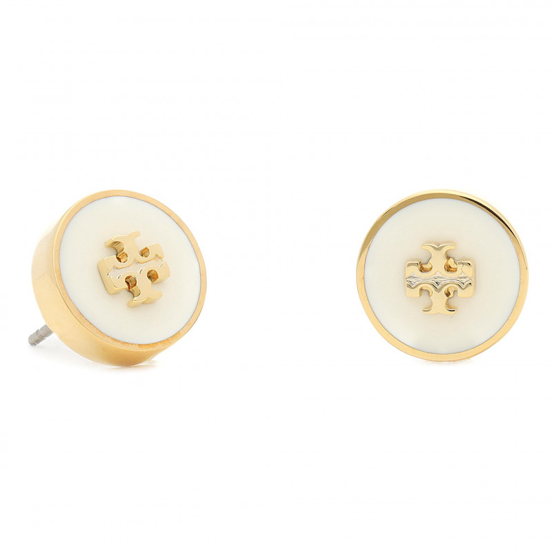 Kira Enamel Circle Stud Earring
