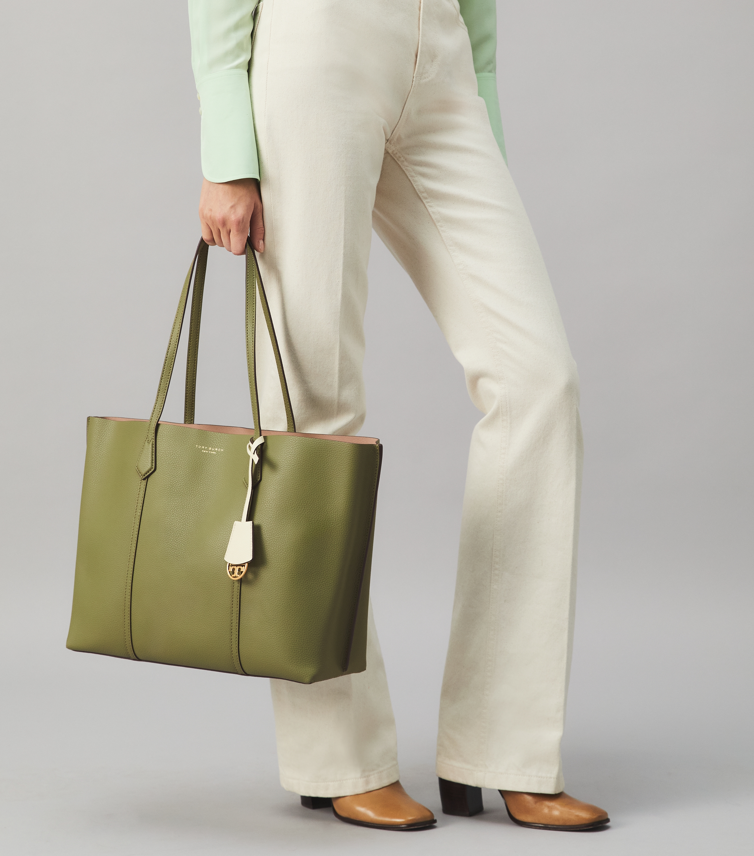 PERRY TRIPLE-COMPARTMENT TOTE Handtasche