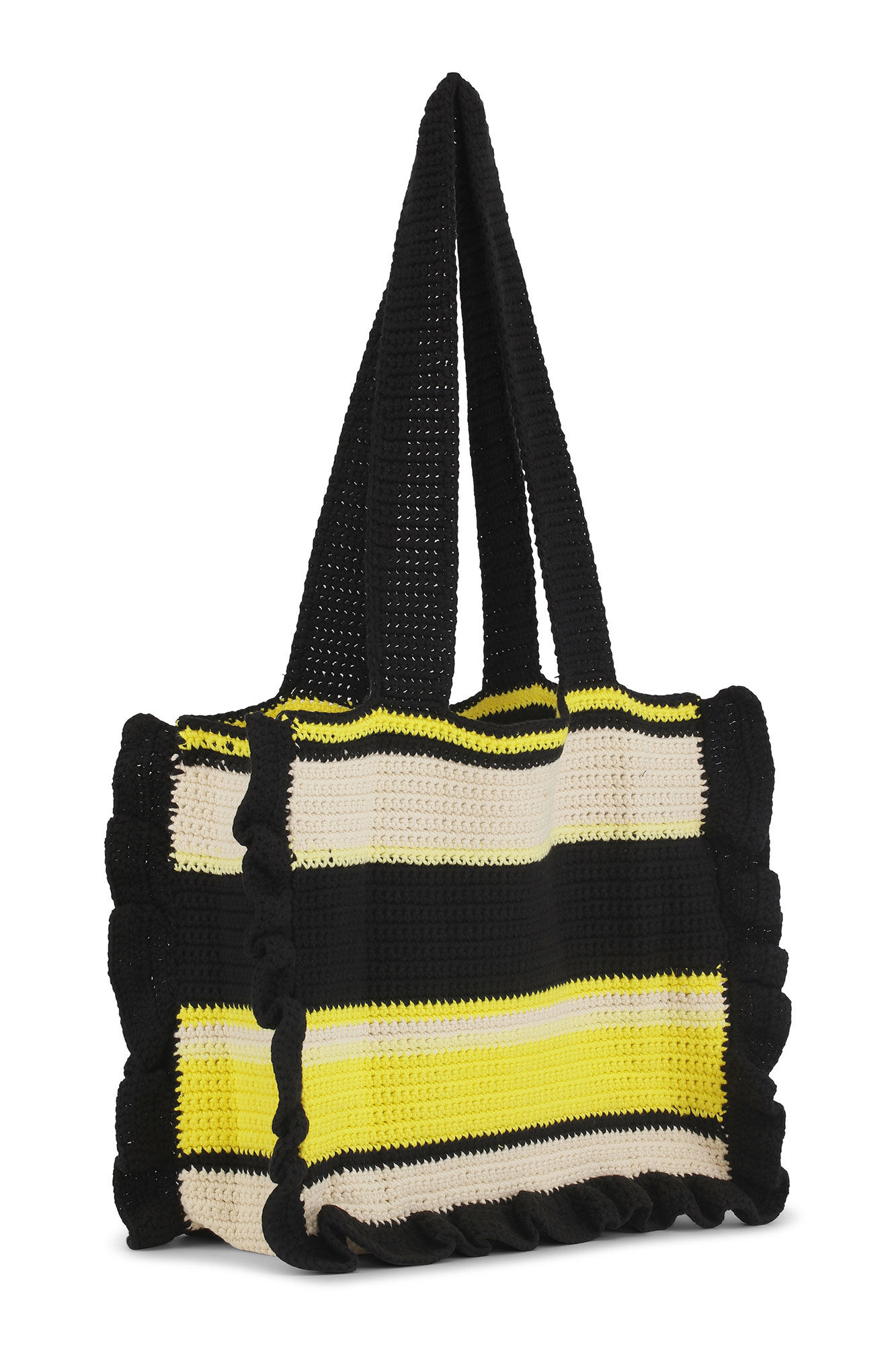 Crochet Frill Tote Tasche