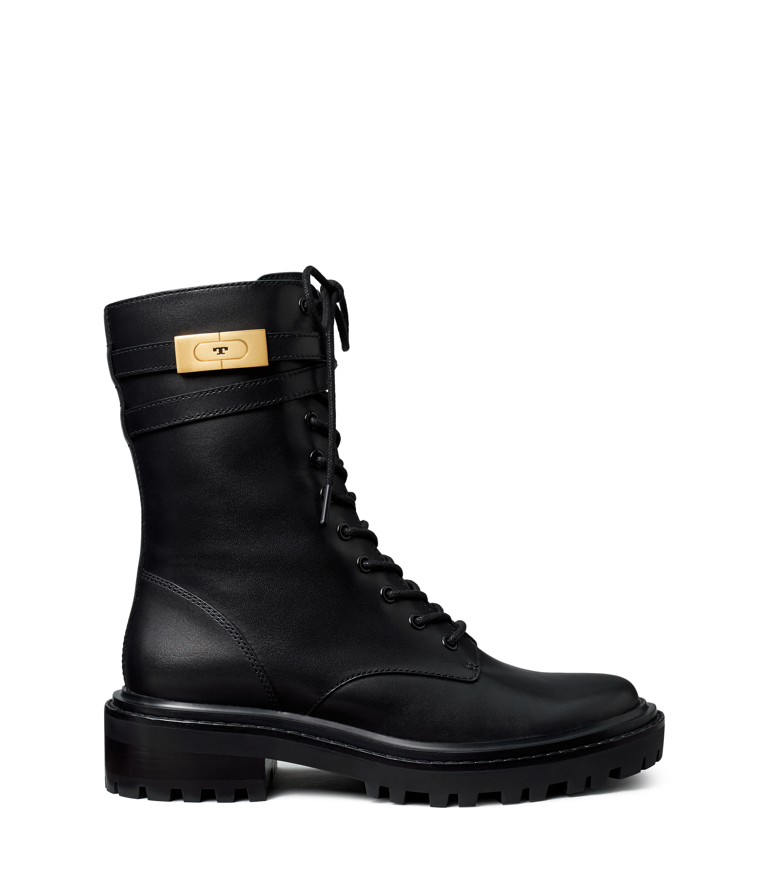 tory burch t hardware combat boot