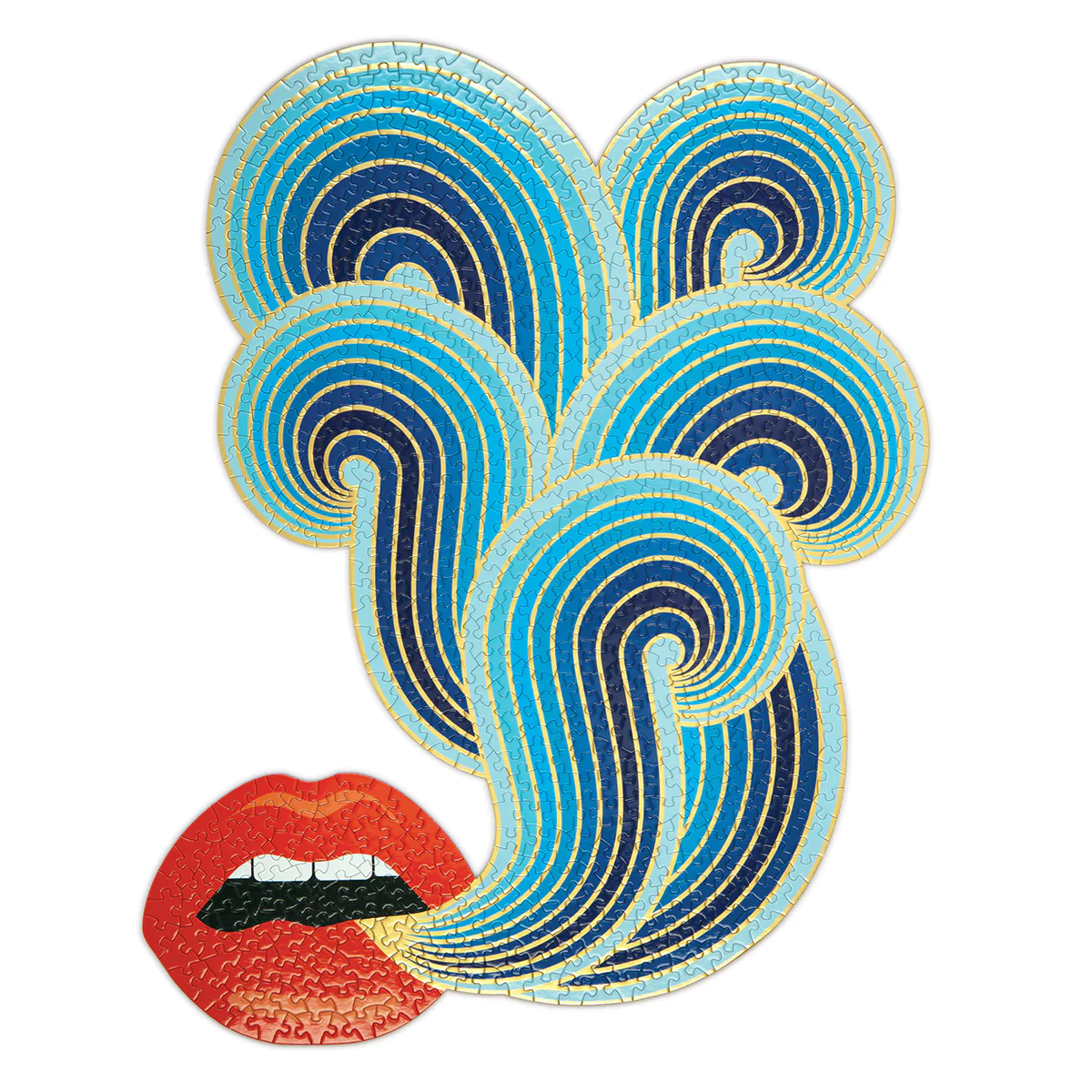 Lips Shaped Puzzle