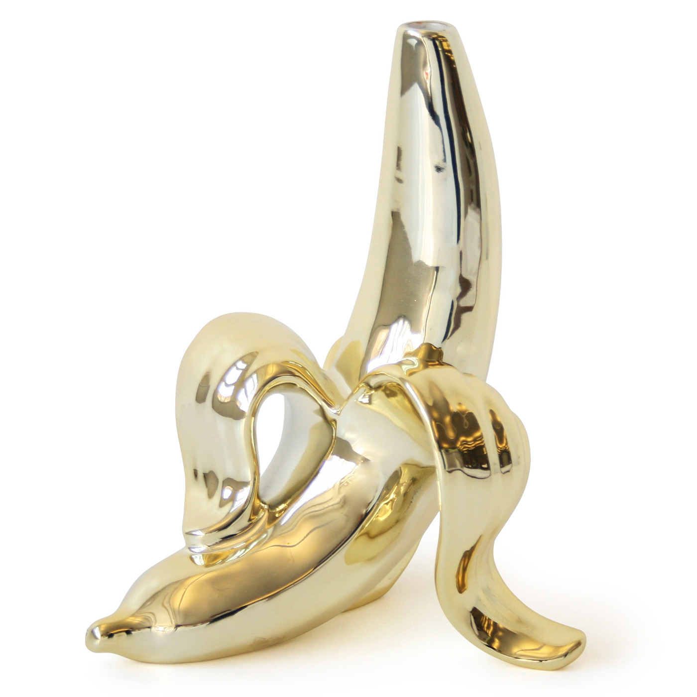 Banana Bud Vase Jonathan Adler Gold