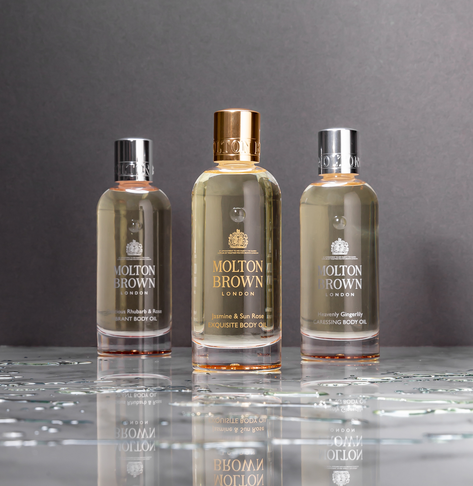 Arrangement aus drei molton Brown Produkten