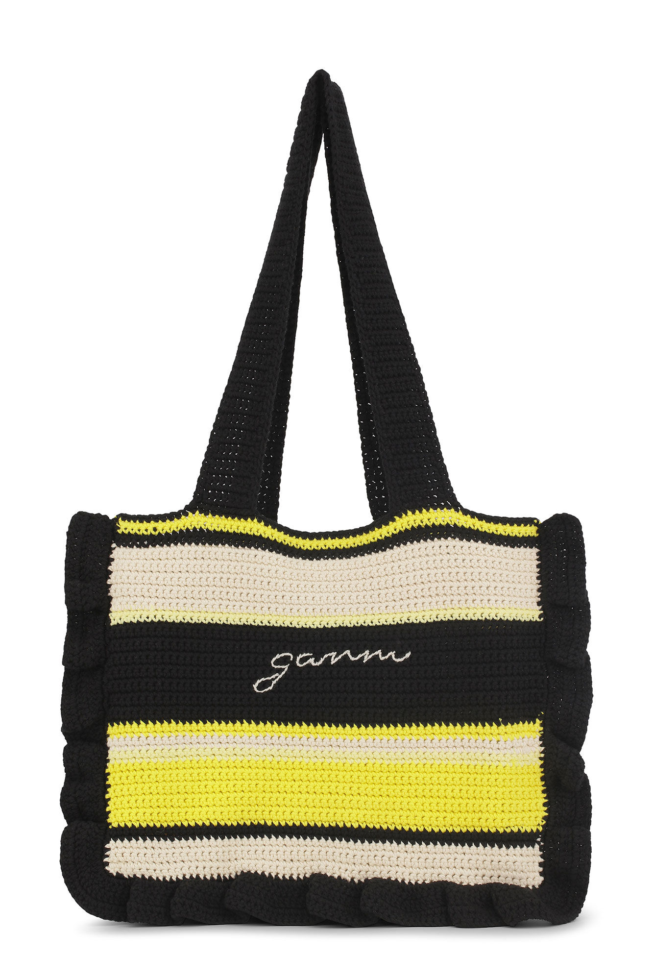 Crochet Frill Tote Tasche