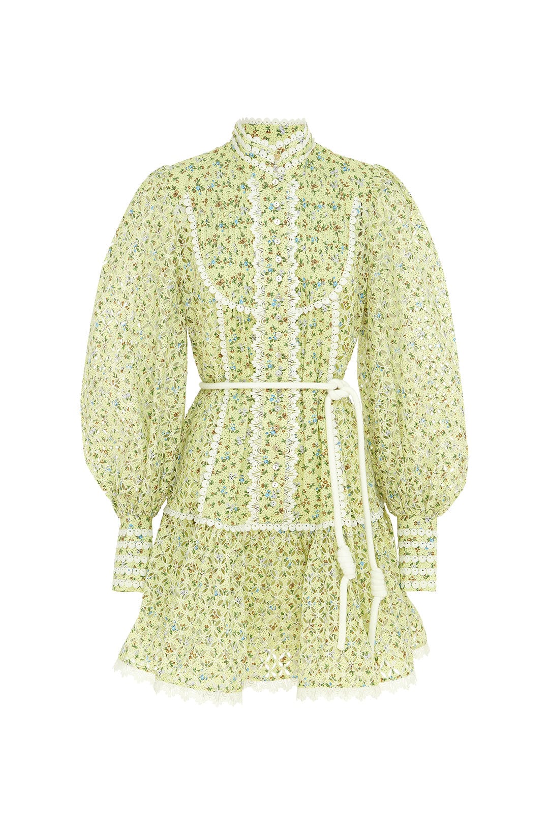 Maeve Embroidered Mini KLeid