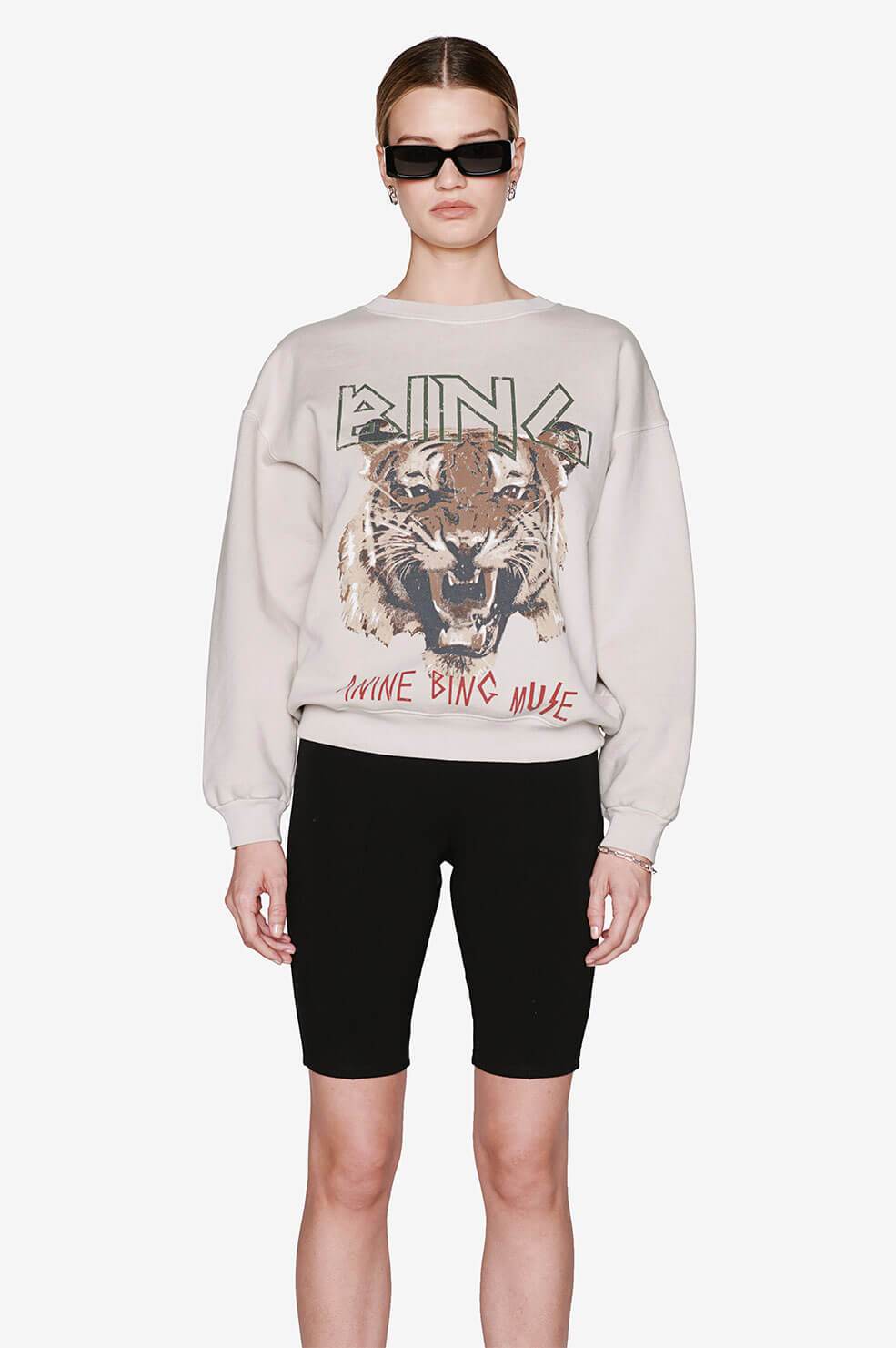 Tiger Sweatshirt Stone Anine Bing